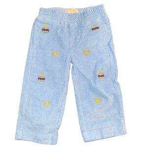 NWOT The Beaufort Bonnet Corduroy Critter Princeton Pants in Blue Drum & Horn